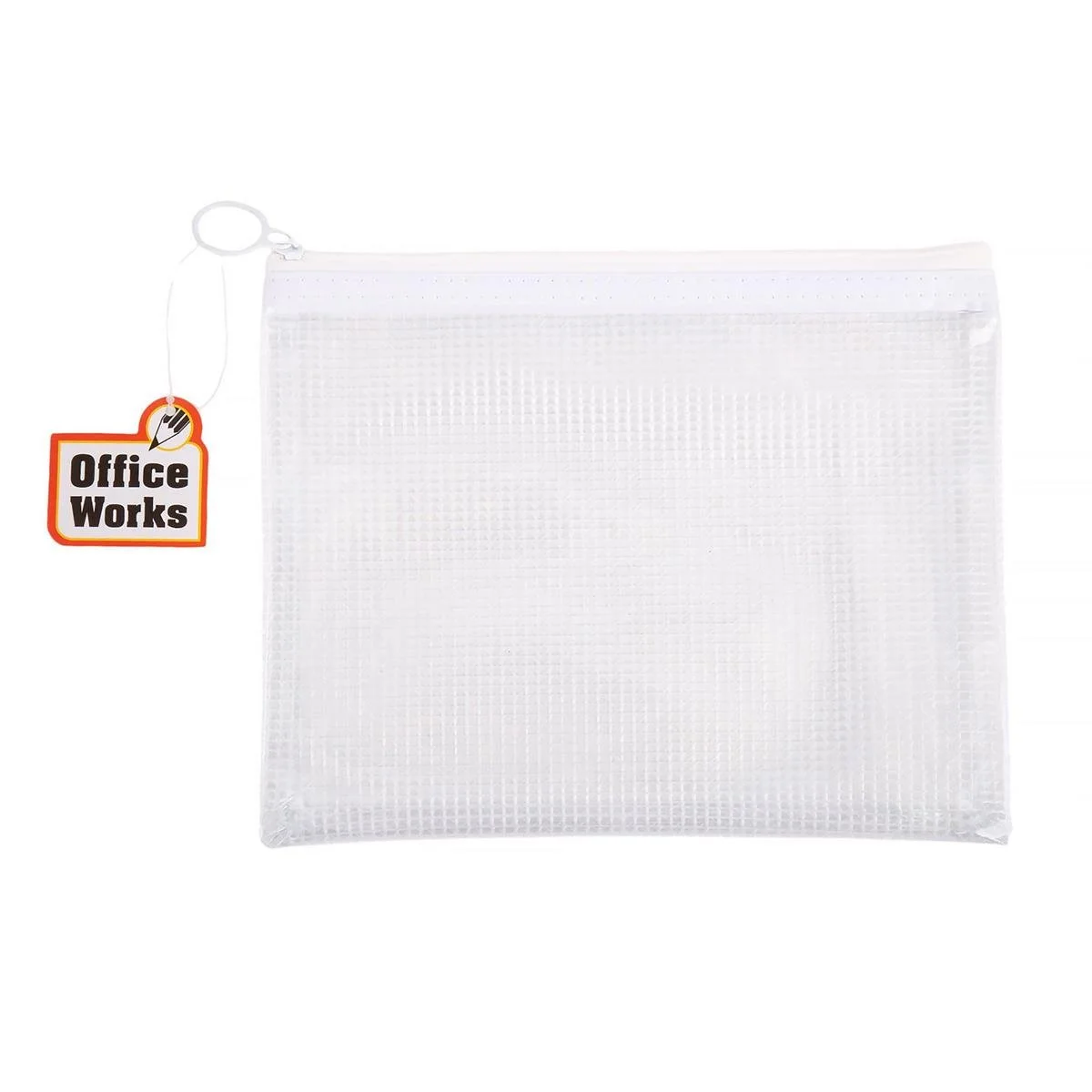O.WKs.8.5" x 6.5" Mesh Zipper pouch