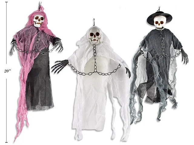 20in Prisoner Skeleton w/Shroud. 3 Cols: Black / White / Purple