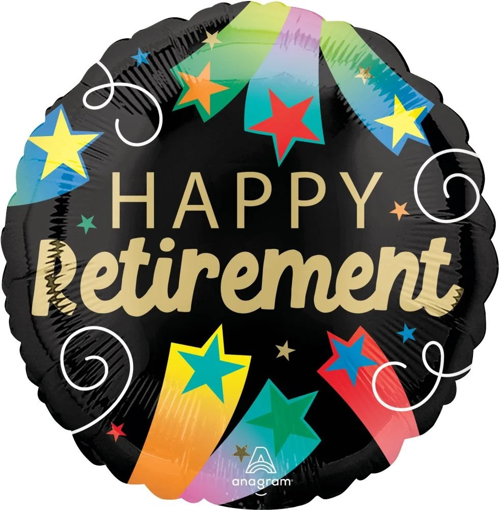 Standard Happy Retirement Balloon