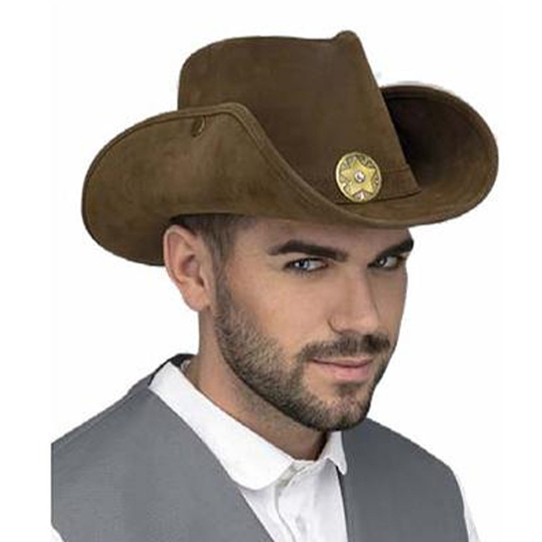 BROWN COWBOY HAT