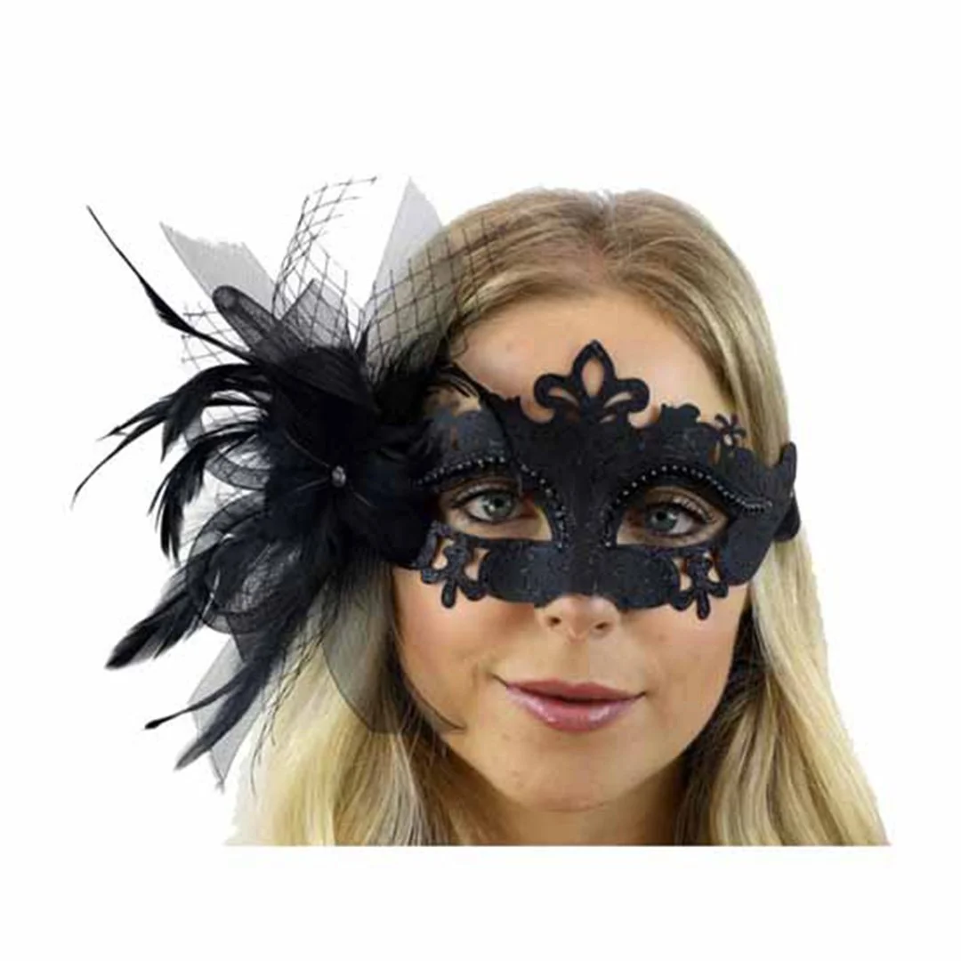 FEATHER FLOWER MASK