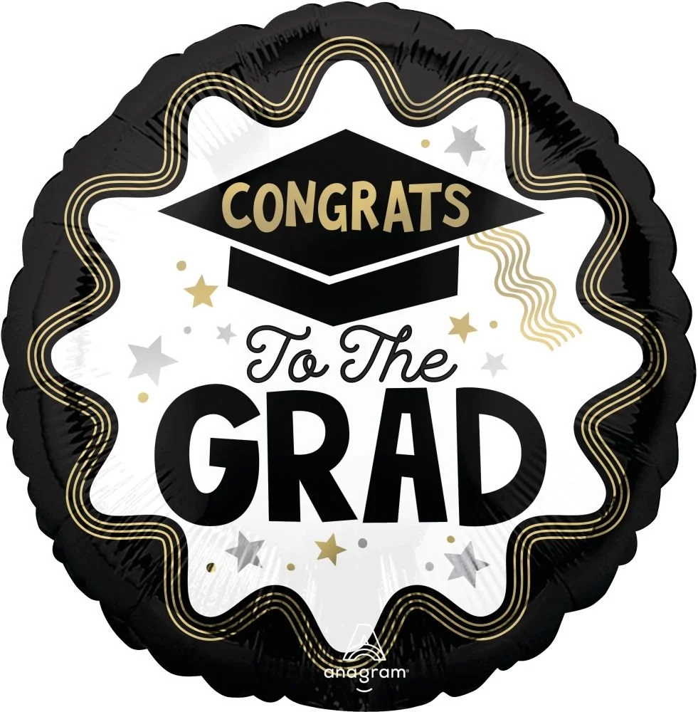 Standard Wave of Success Congrats To The Grad Balloon