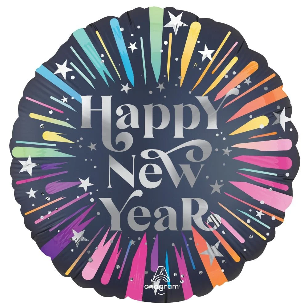 Standard Satin New Year's Blast Balloon