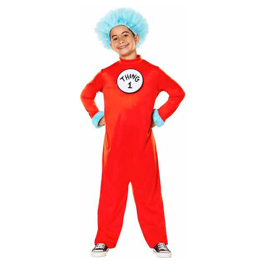 DR SEUSS THING 1 & 2 CHILD COSTUME