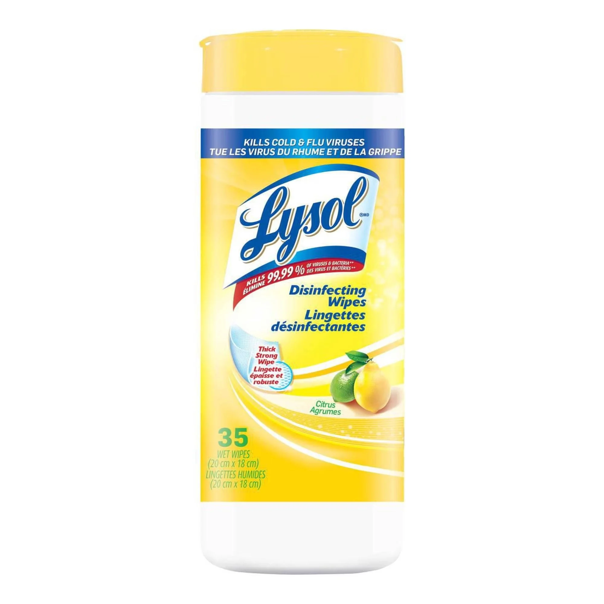LYSOL DISINFETANT WIPES CITRUS SCENT 35 PK