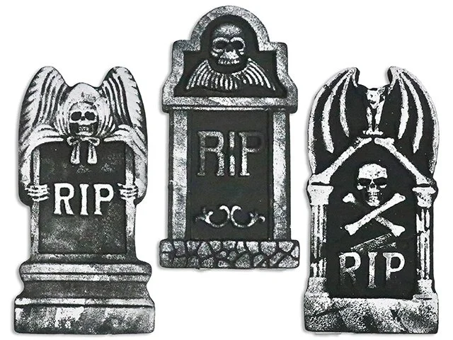 15in x 7.4in Hween Foam Tombstone 3 Asst. Styles