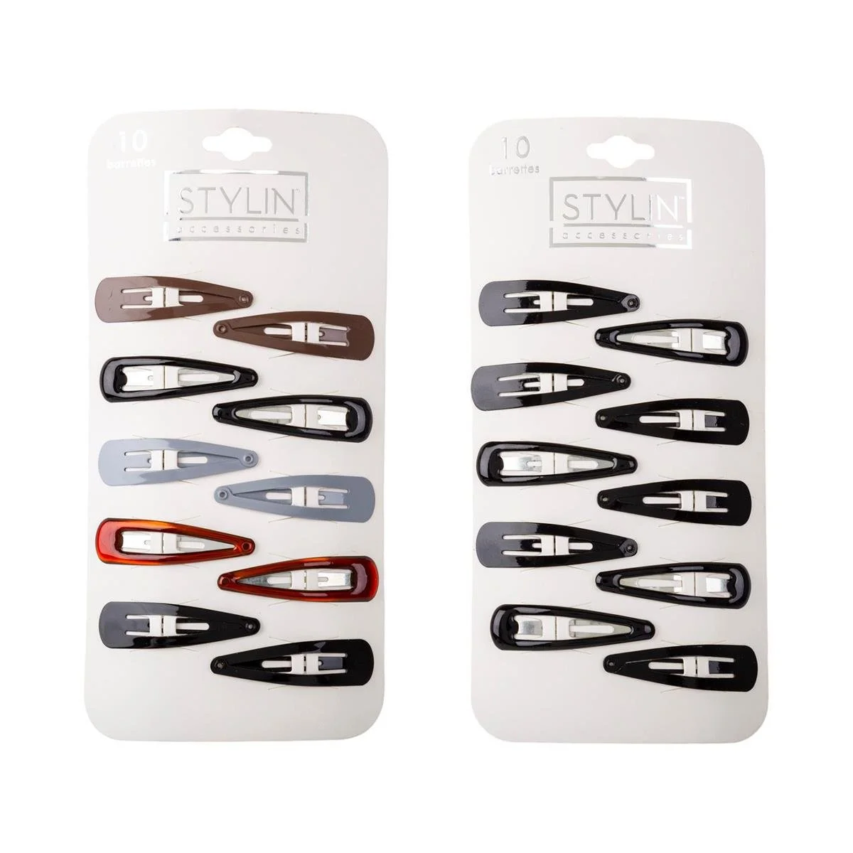 Stylin, 10-pc Neutral Snap Barrette