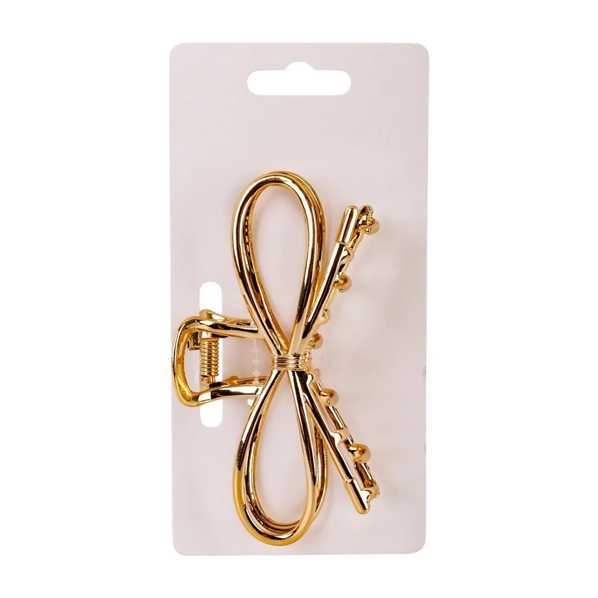 Bodico, Gold Bow Claw Clip, 10cm