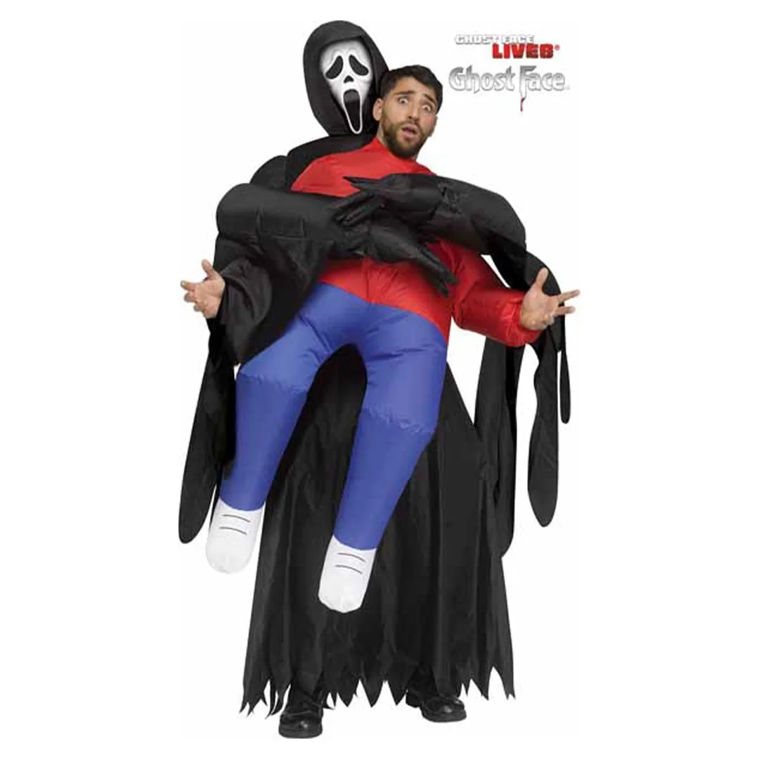 GHOST FACE PIGGYBACK  INFLATABLE - ADULT