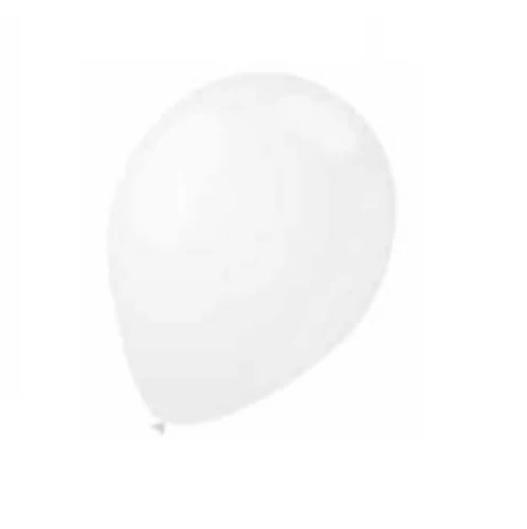 BALLOON LATEX COLOR 12in 15pcs White