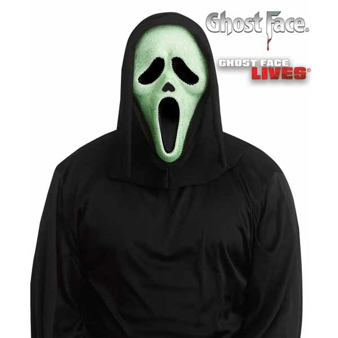 GHOST FACE GID BLING MASK - ADULT