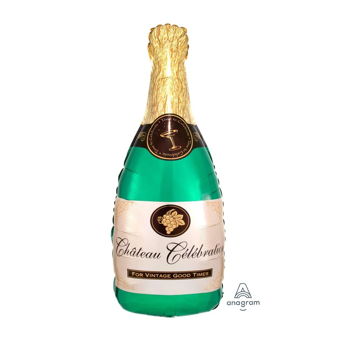 SuperShape Champagne Bottle Balloon