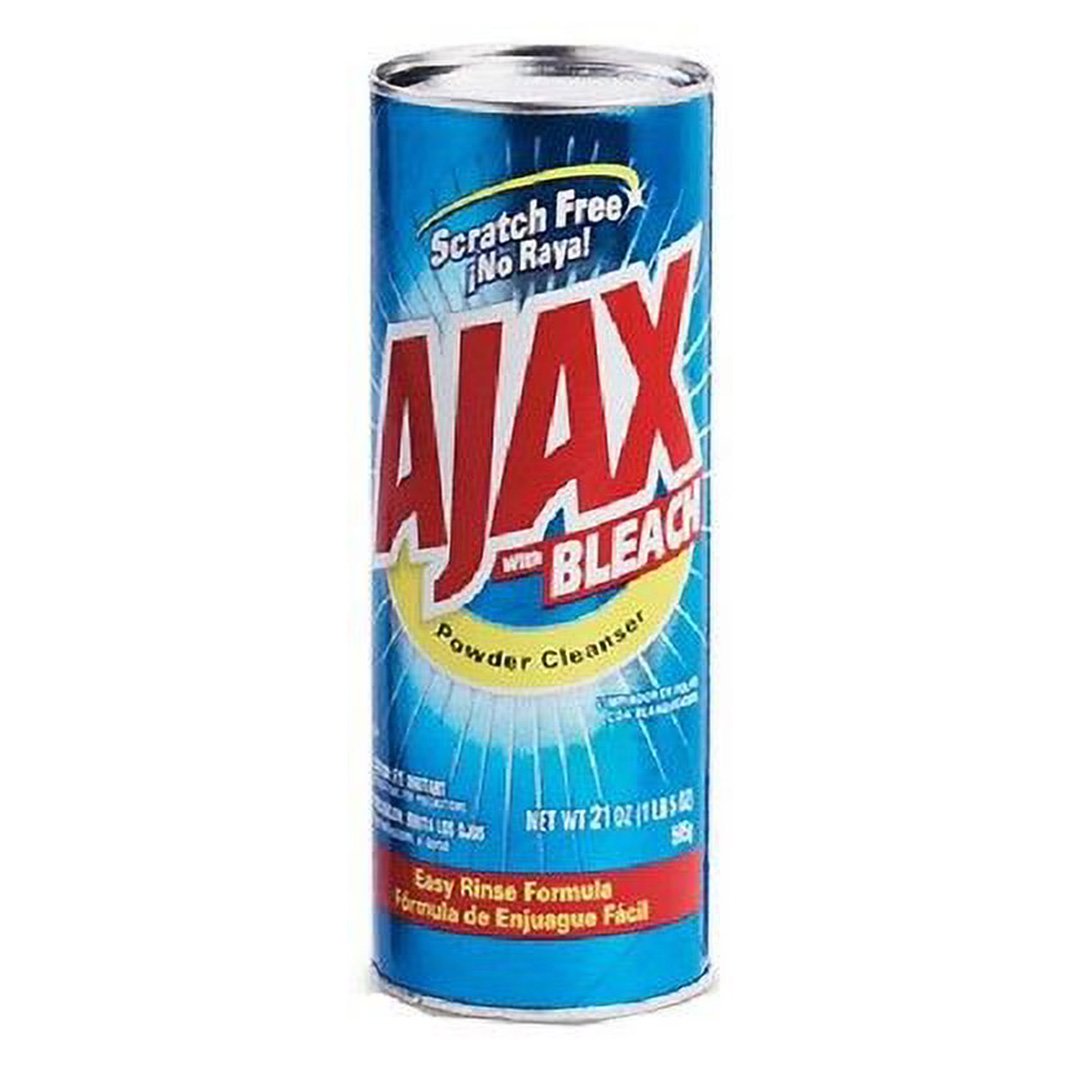 AJAX POWDER CLEANSER WITH BLEACH 21OZ (595G)