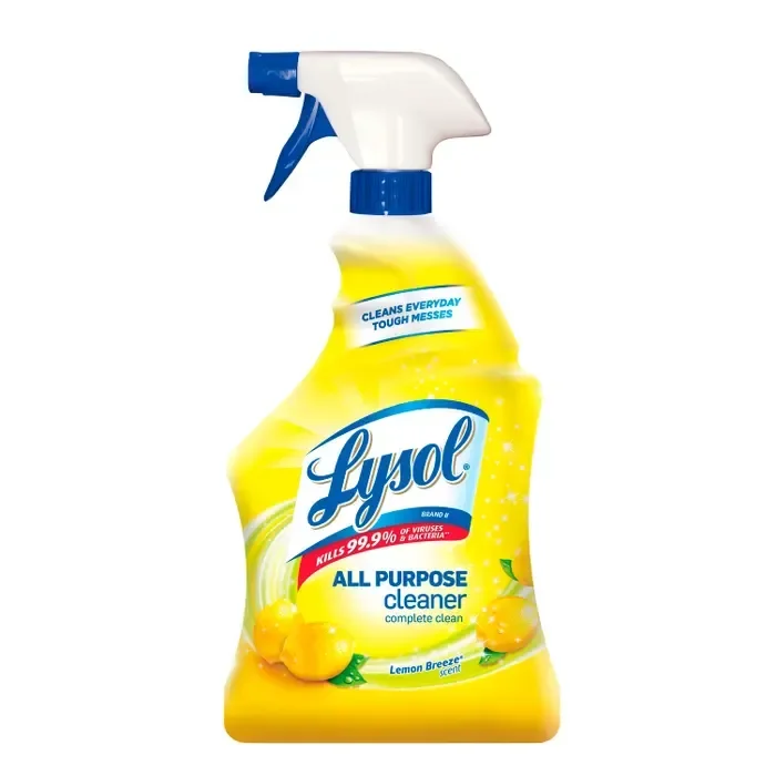 LYSOL ALL PURPOSE COMPLETE CLEANER LEMON BREEZE SCENT 561 ML (19 FL OZ) TRIGGER SPRAY