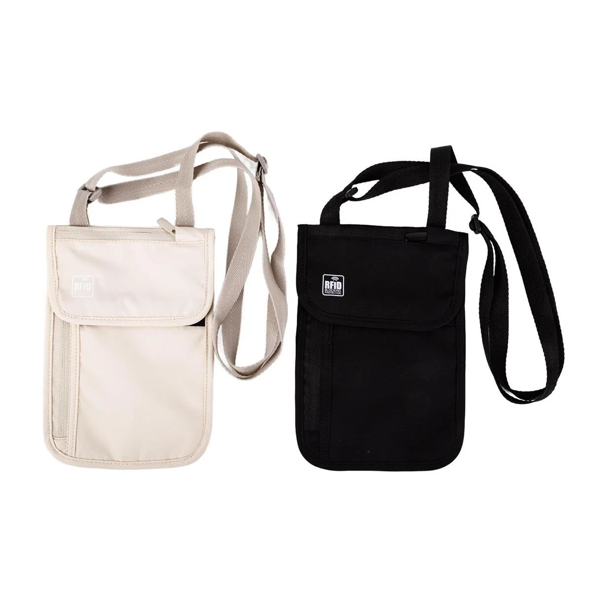 Global, RFID Security Neck Pouch ,2-asst.