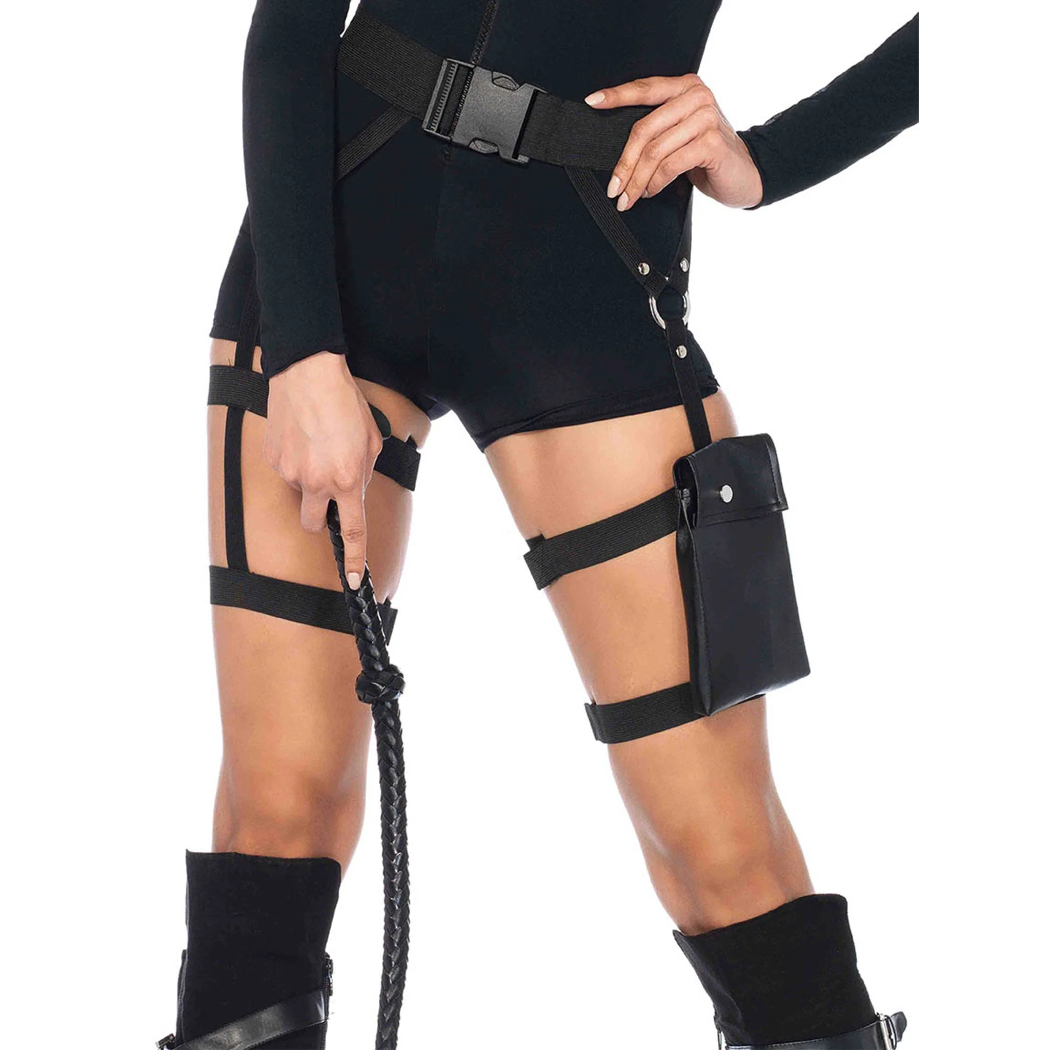 Multi Strap Garter Pocket Utility Belt