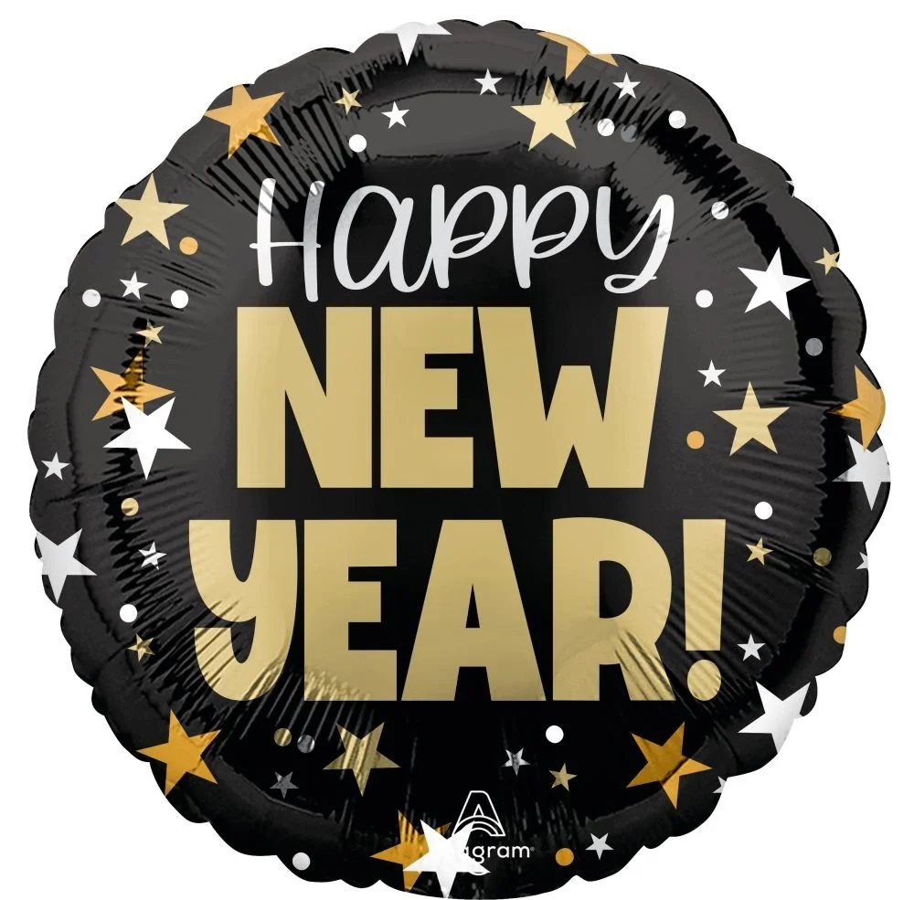 Standard New Year Top Hat Bash Balloon