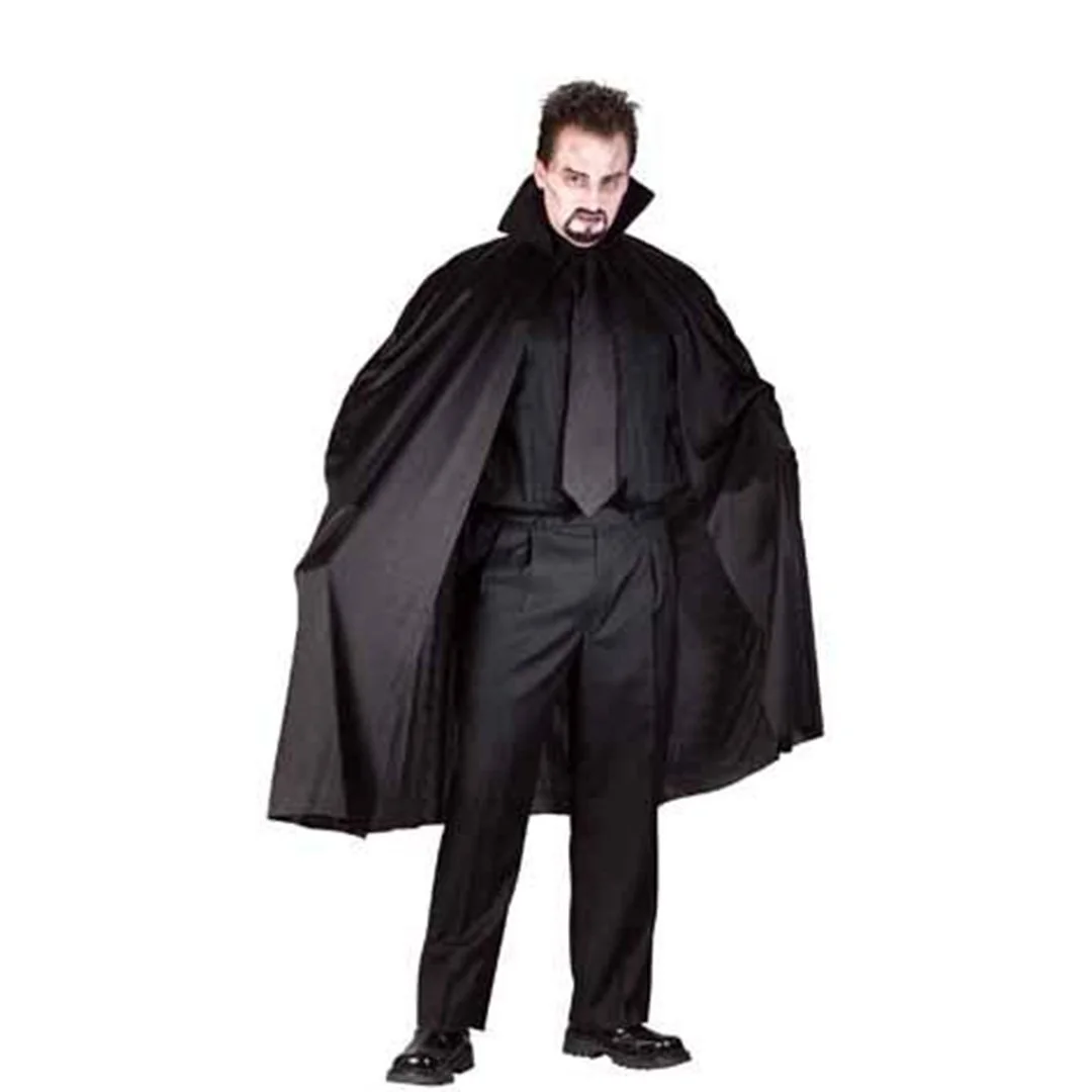 45" POLYESTER CAPE BLACK