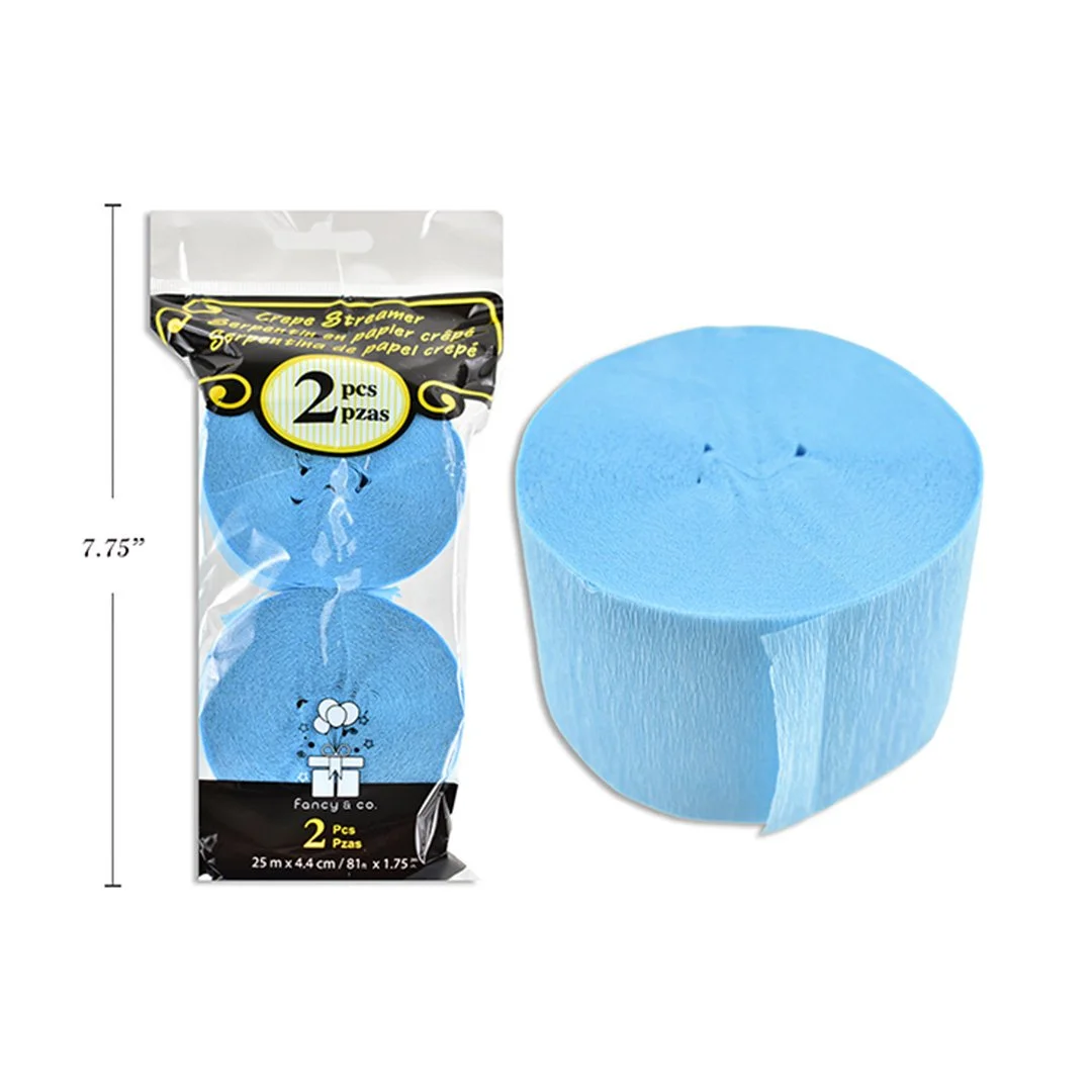 Crepe Streamers - Teal