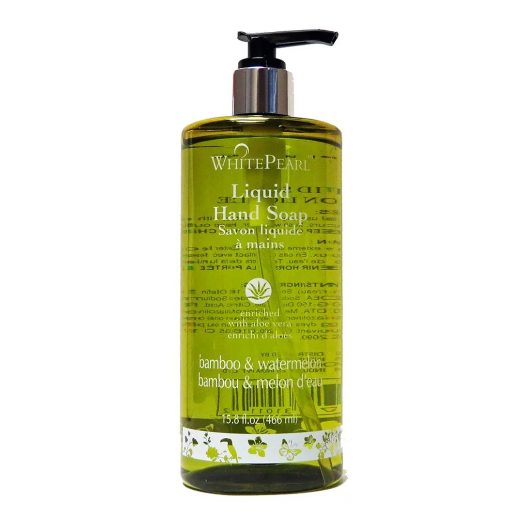 WHITE PEARL LIQUID SOAP BAMBOO & WATERMELON 15.8OZ 466ML