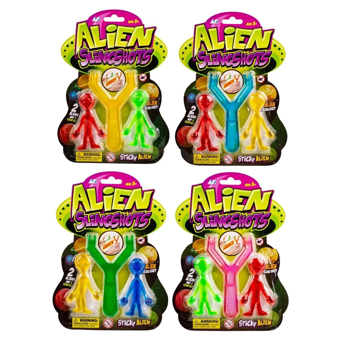 Alien slingshot, 4 Asst.