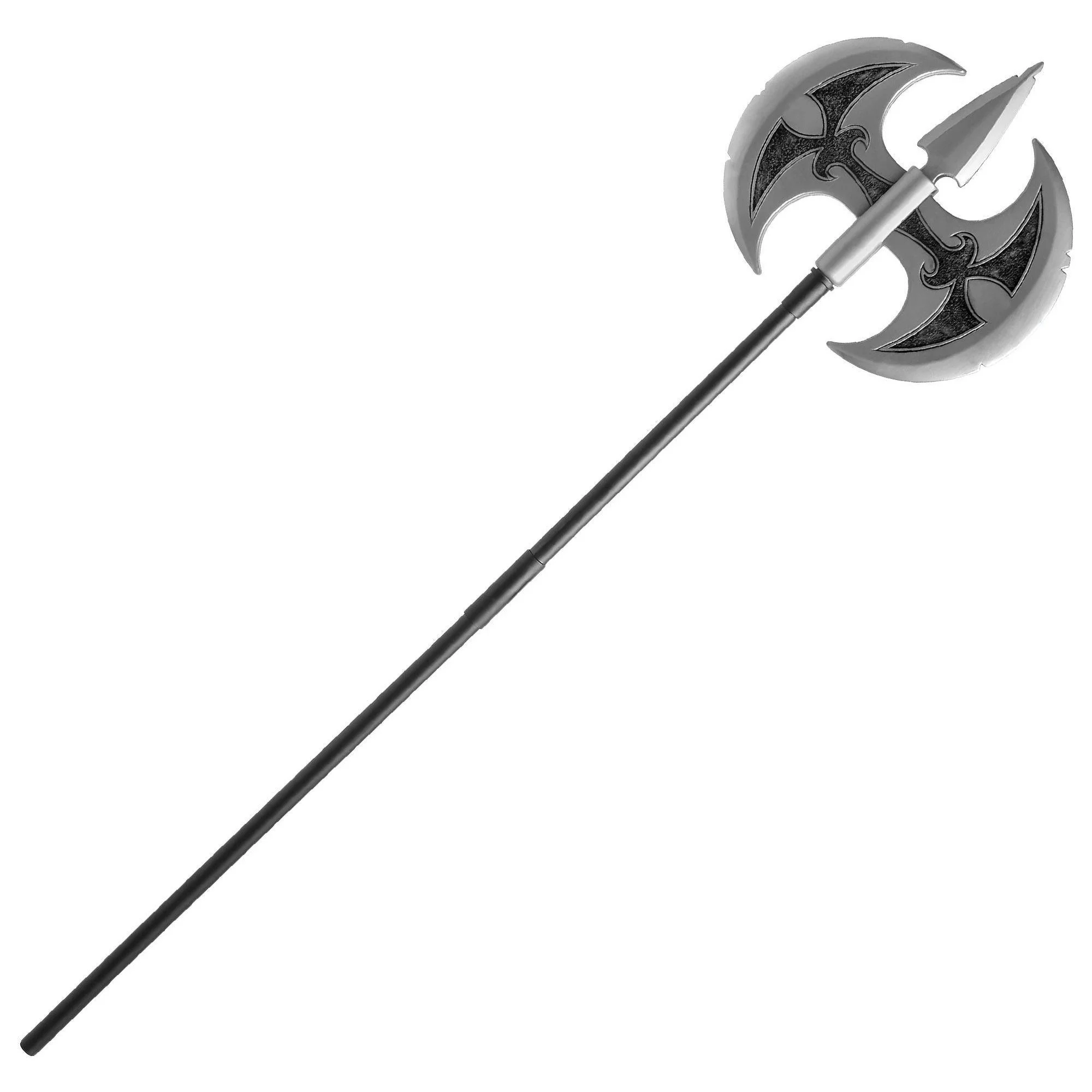 Silver Double-Bladed Axe