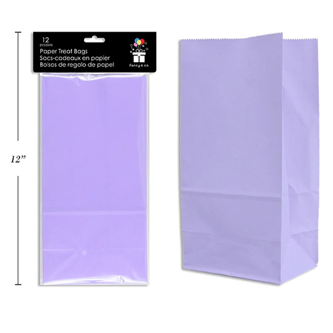 Paper Treat Bags - Lavendar