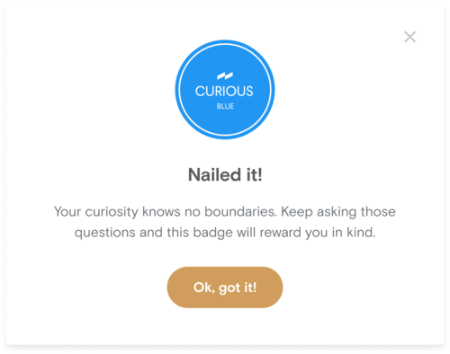 Curious badge on Mindhive