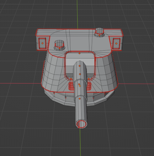 3D Model Turret Concept  Prop Asset