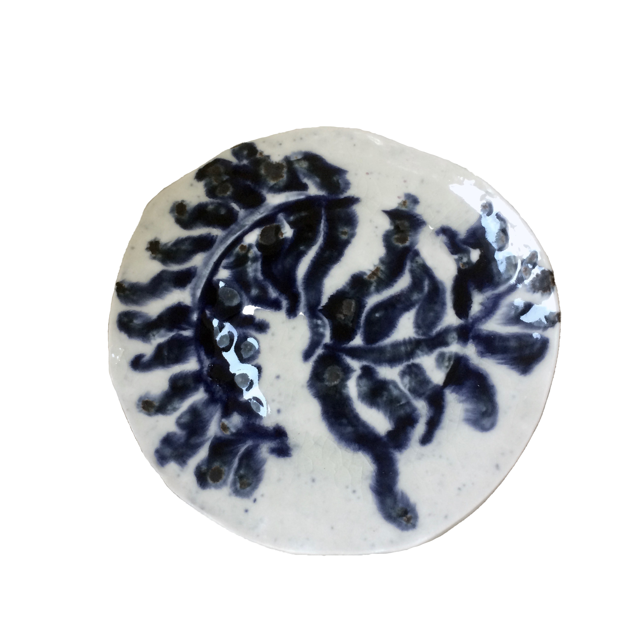 medium porcelian plate. Fern print series_.png