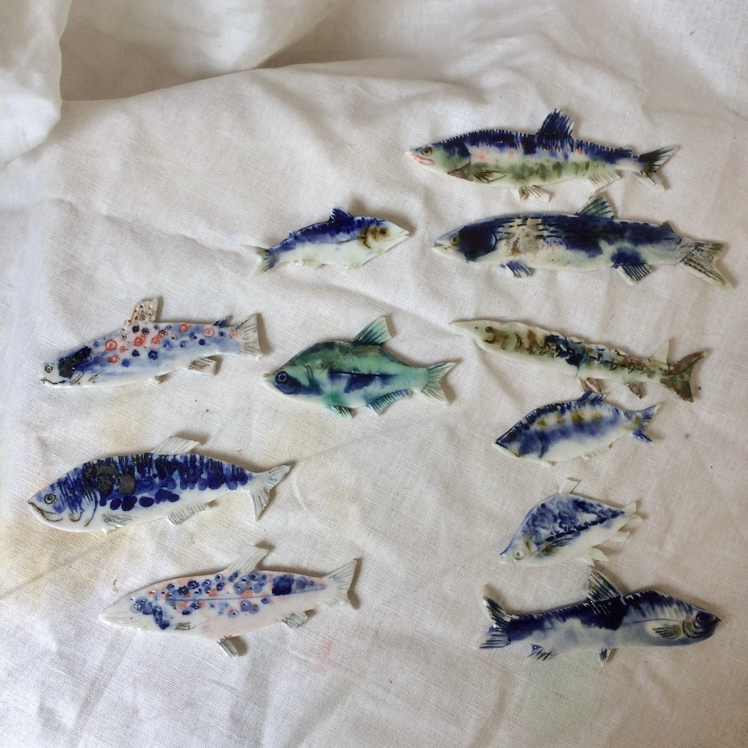 River Fish Brooches