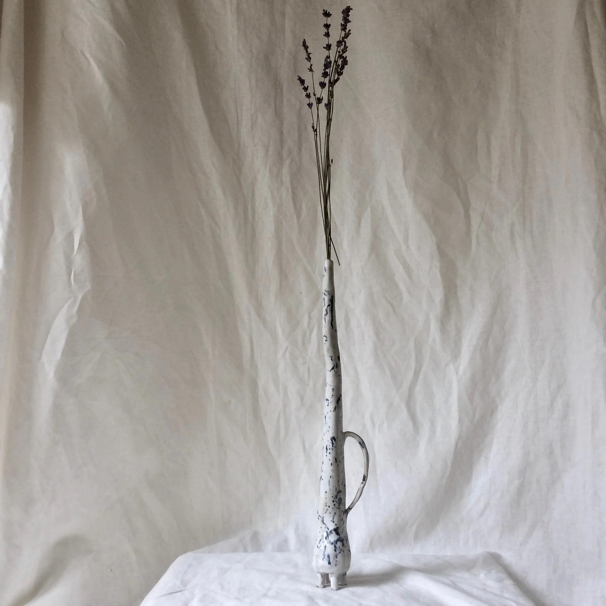 Spotted Single Stemmed Vase