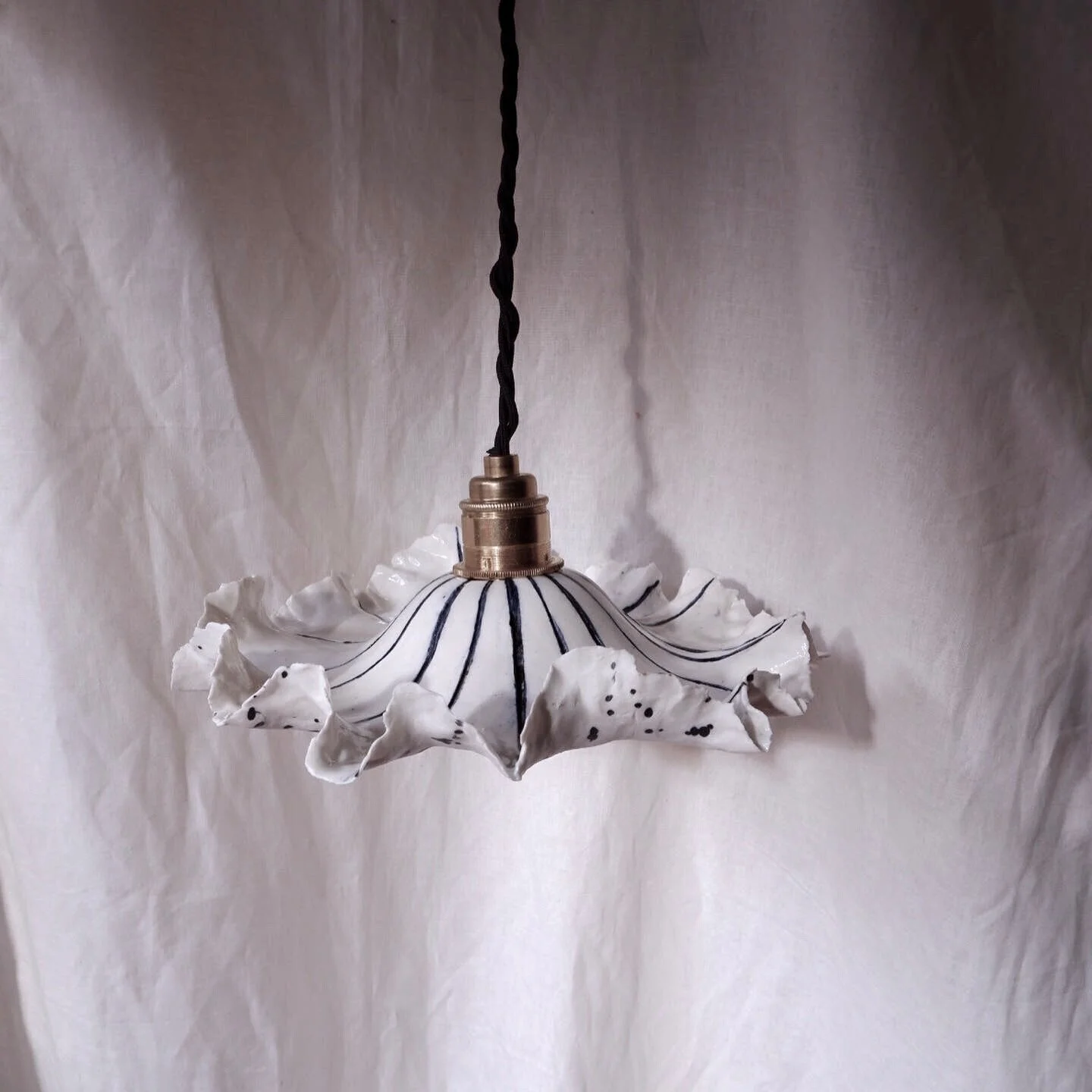Striped Jellyfish Ceiling Light