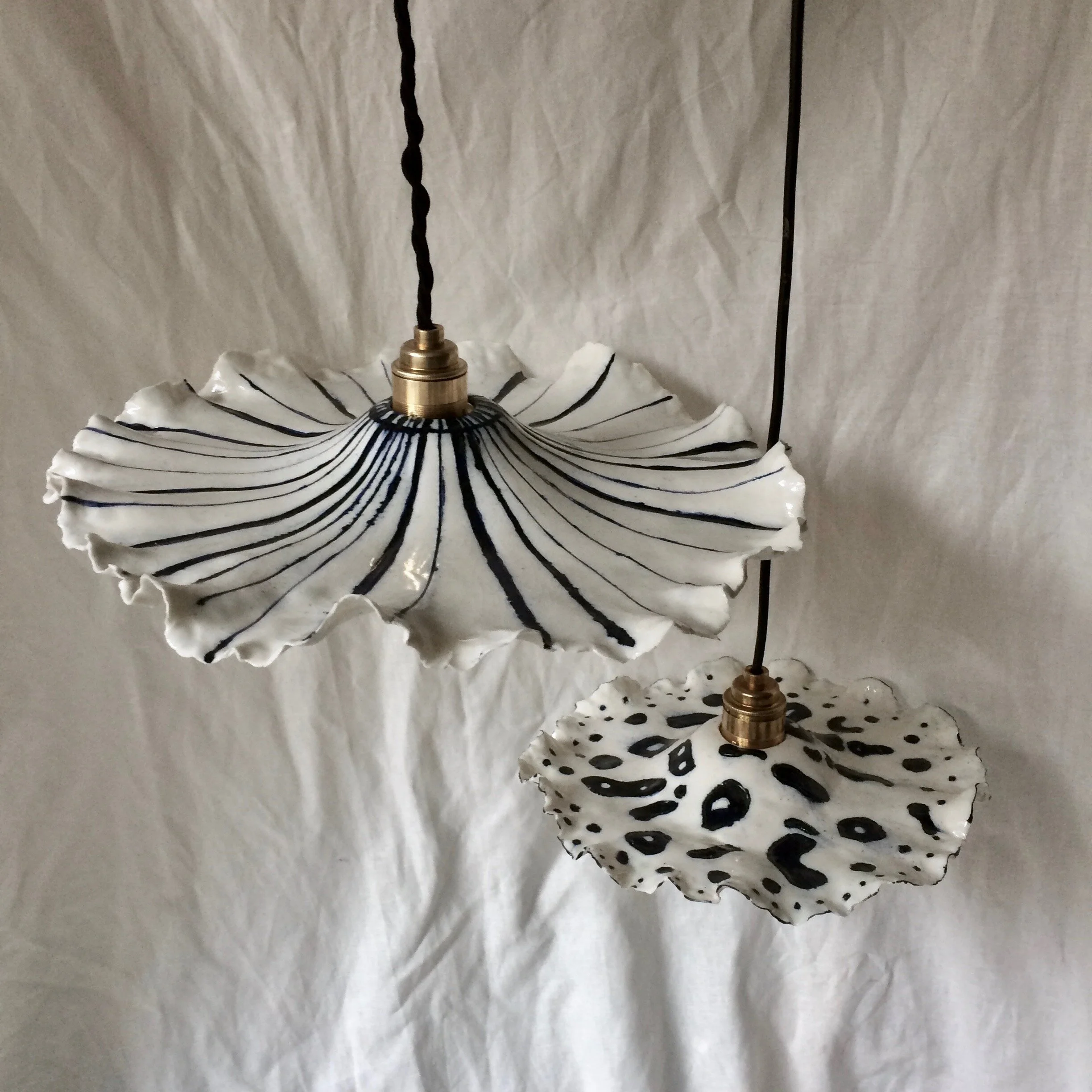 Striped Jellyfish & Dimond Stingray Ceiling Lights