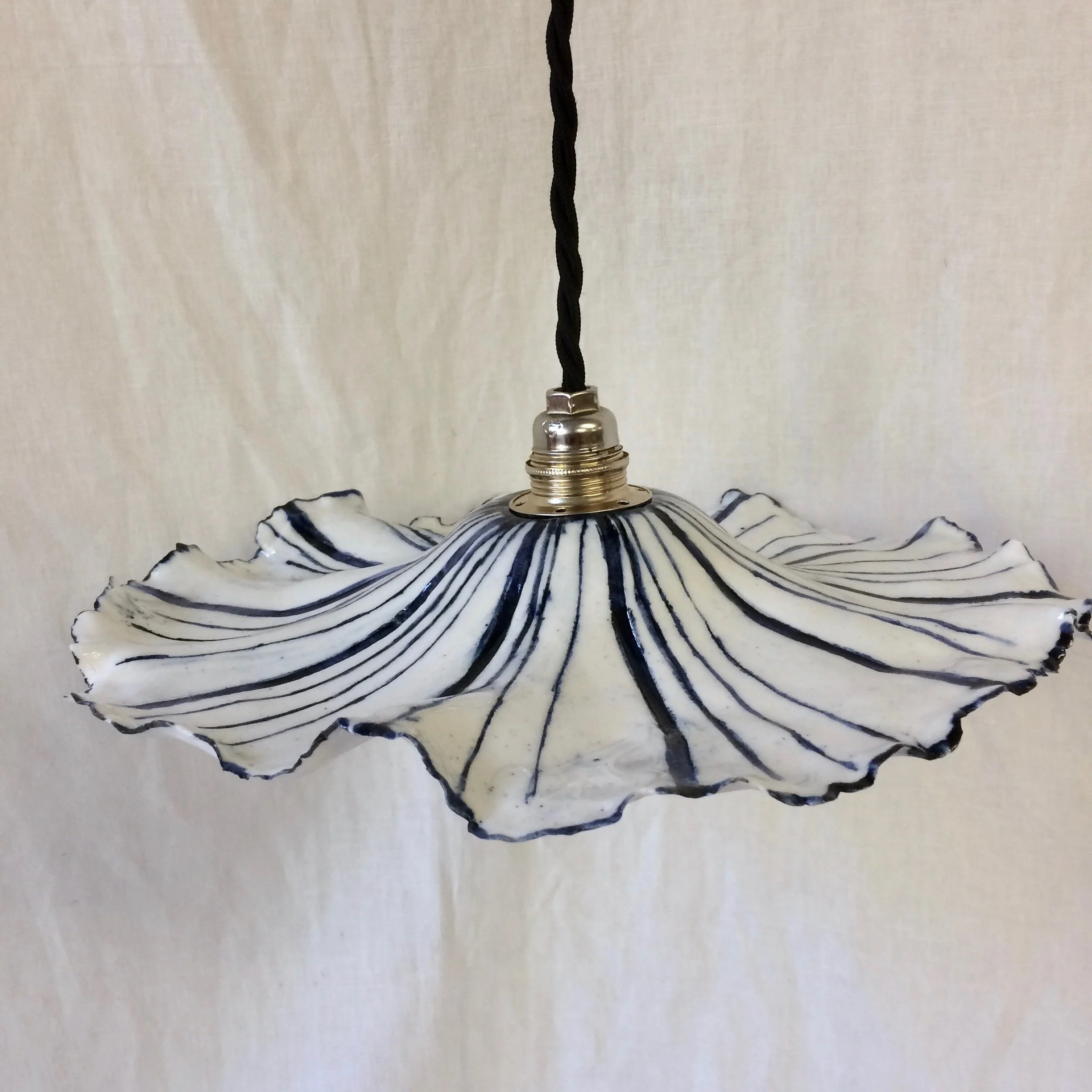 Striped Jellyfish Ceiling Light