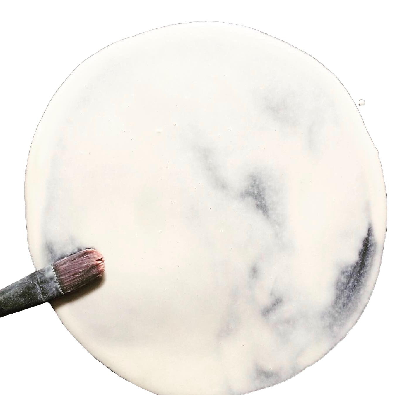 ink made from chalk collected on the thames