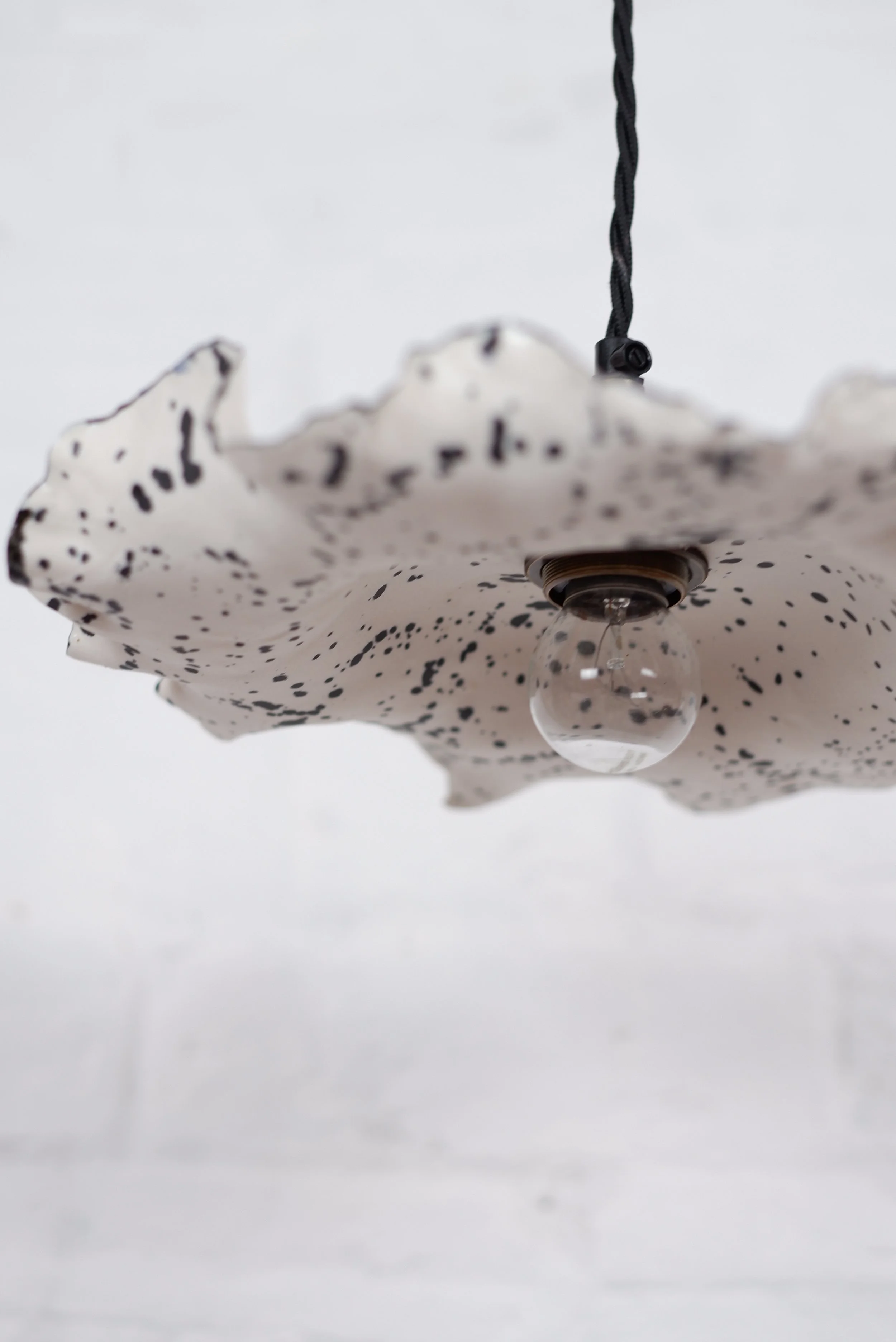 Ink blue diamond stingray ceiling light.8.JPG