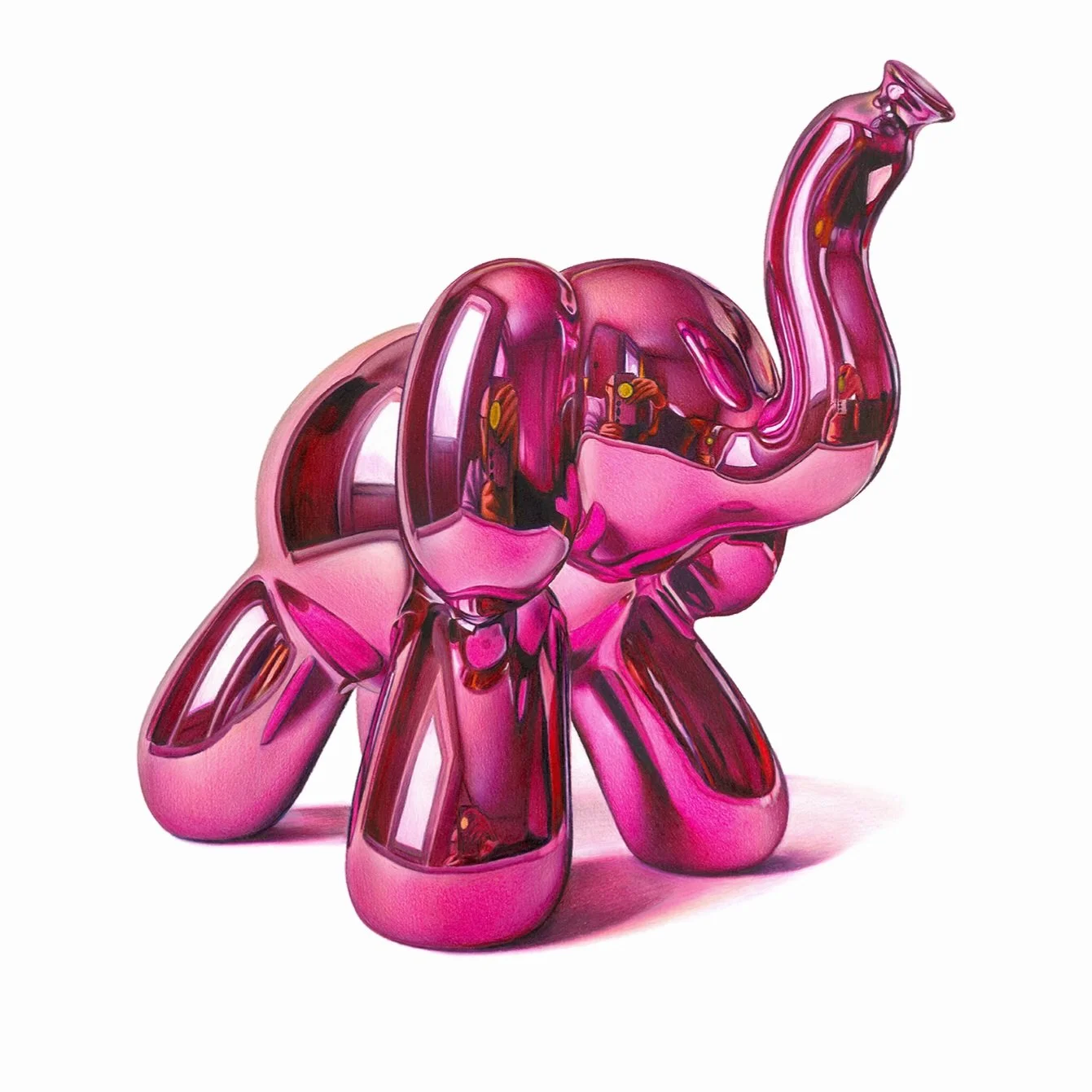 Hannah Lipsey, 'Metelelphant', 21x21 inches, 2025.jpg