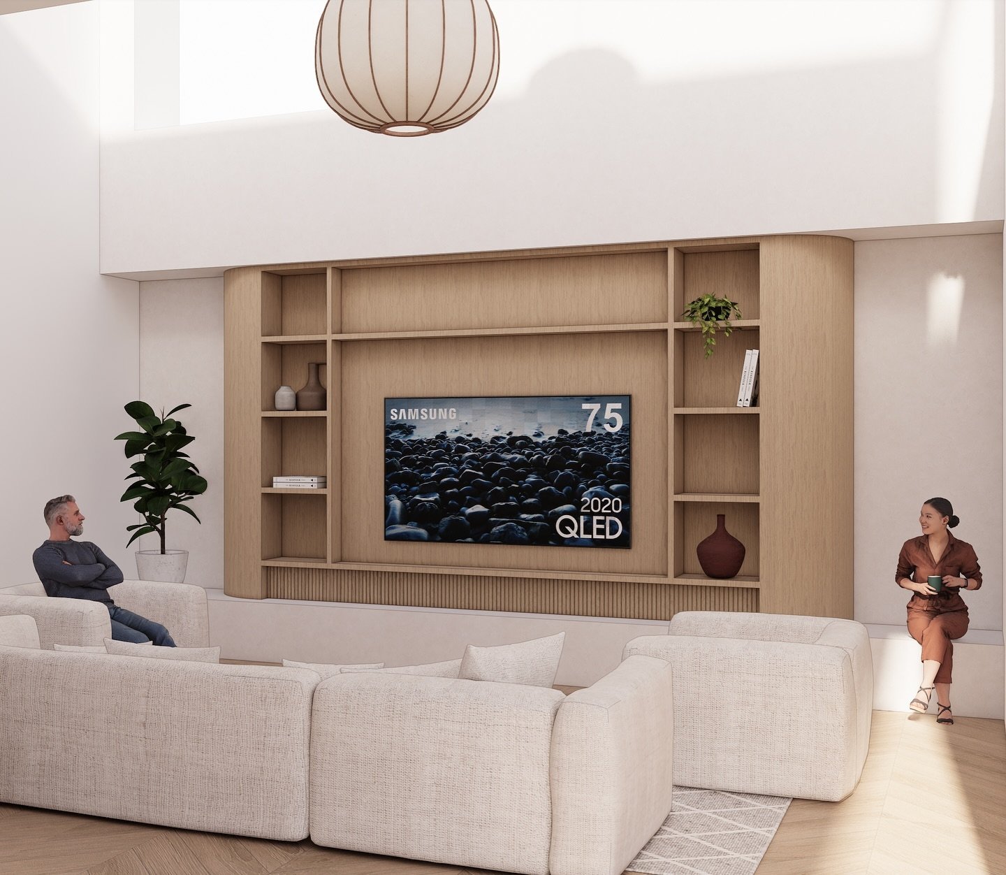 Design Development renders for a very special project coming up in Kedron - six metre void anyone? 😜 
@essaconstructions 
.
#designdevelopment #interiordesign #brisbaneinteriordesigner #joinerydesign #brisbanedesign #interiordesignersofinsta #interi