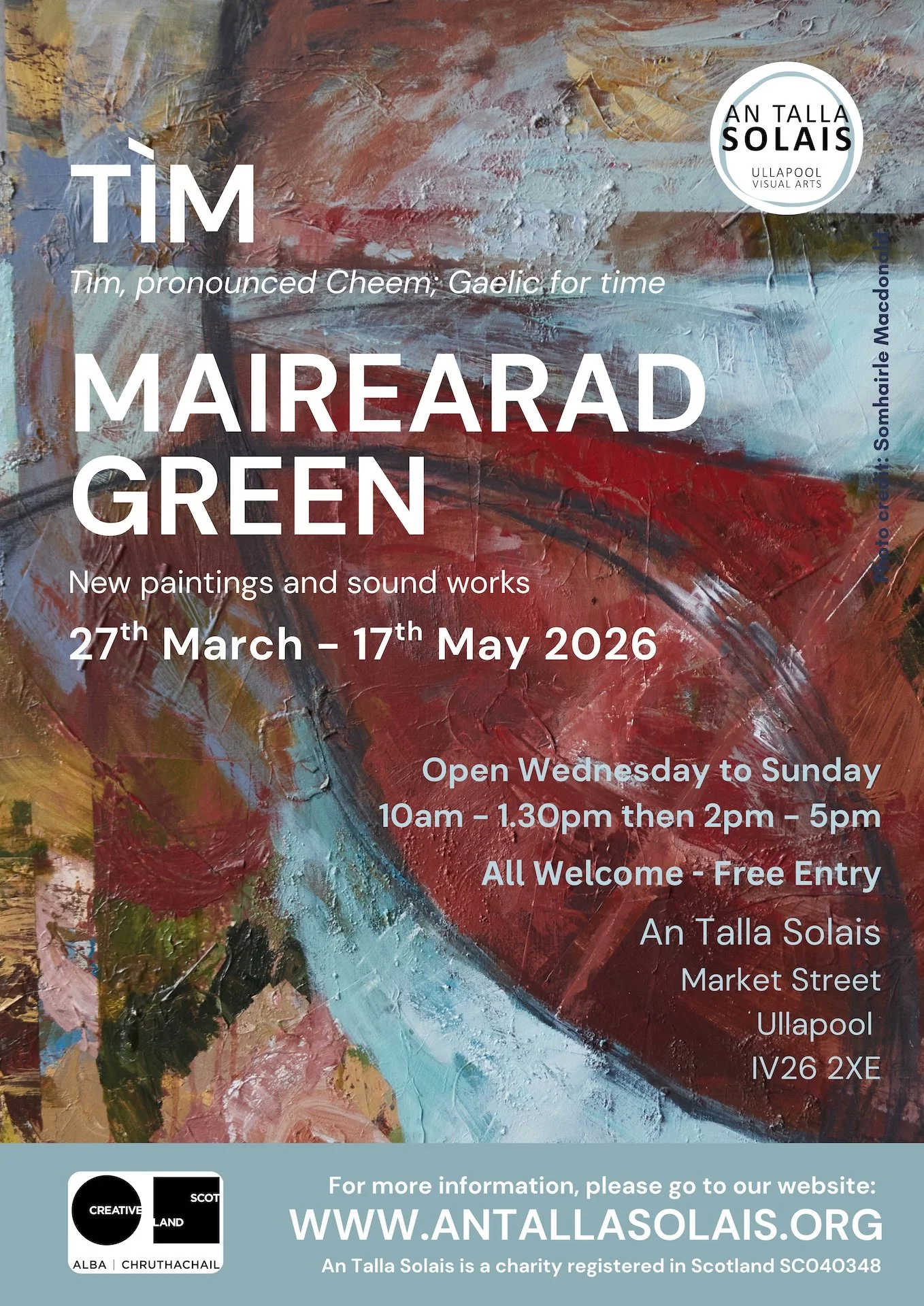 Tìm - Exhibition at An Talla Solais in Ullapool