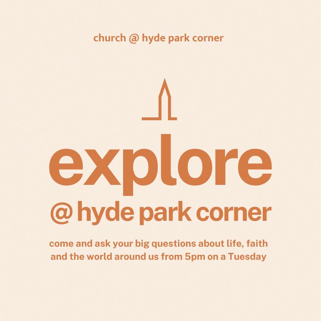 Tonight we are running Explore from 5 pm. If you have questions about faith and want a space to explore what it might look like from a Christian perspective do feel free to come along. dm us if you would like to know more