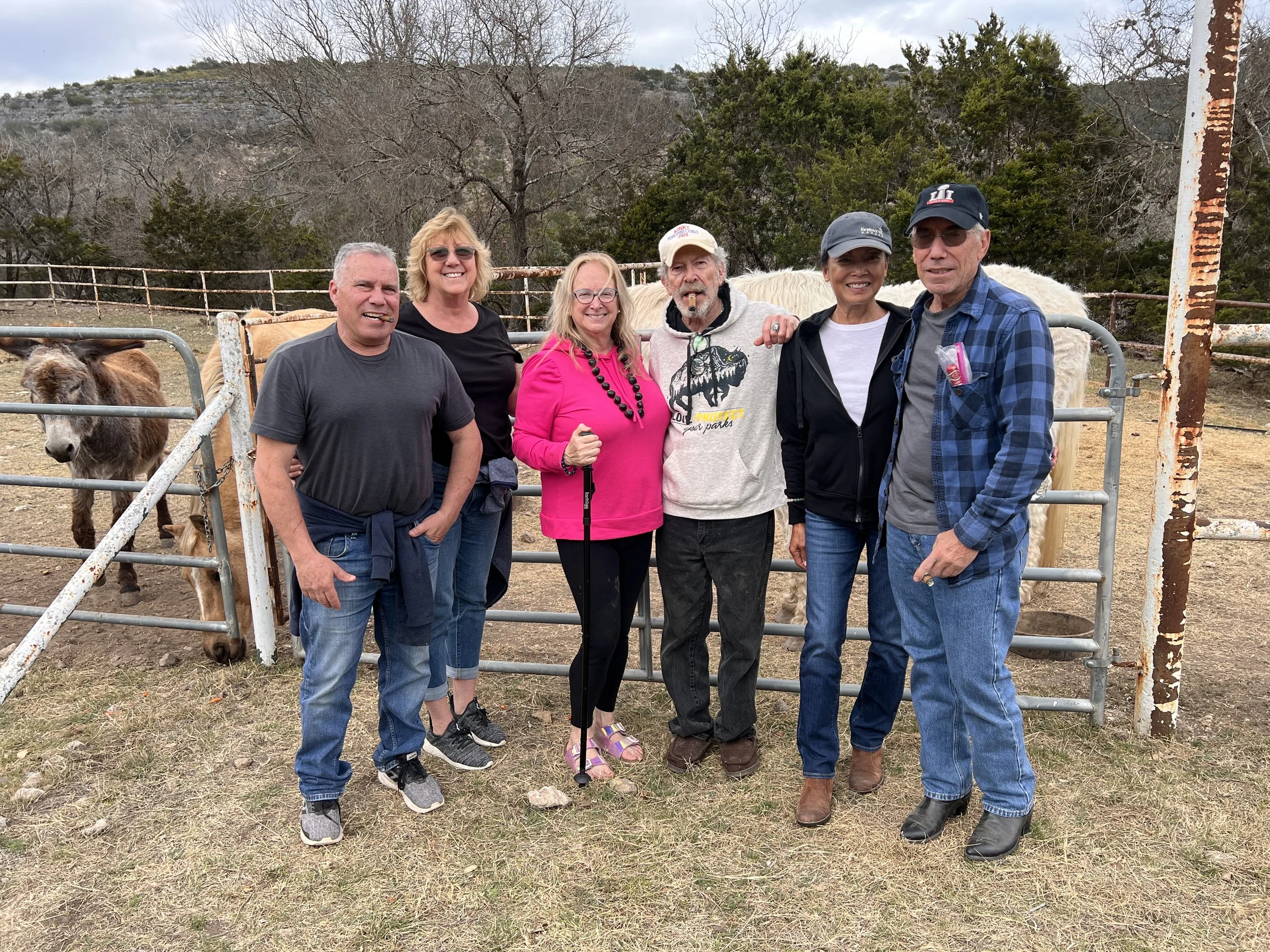 George & Julie Bloom, Marcie & Kinky, Raven & Cindy, Echo Hill Ranch 2022