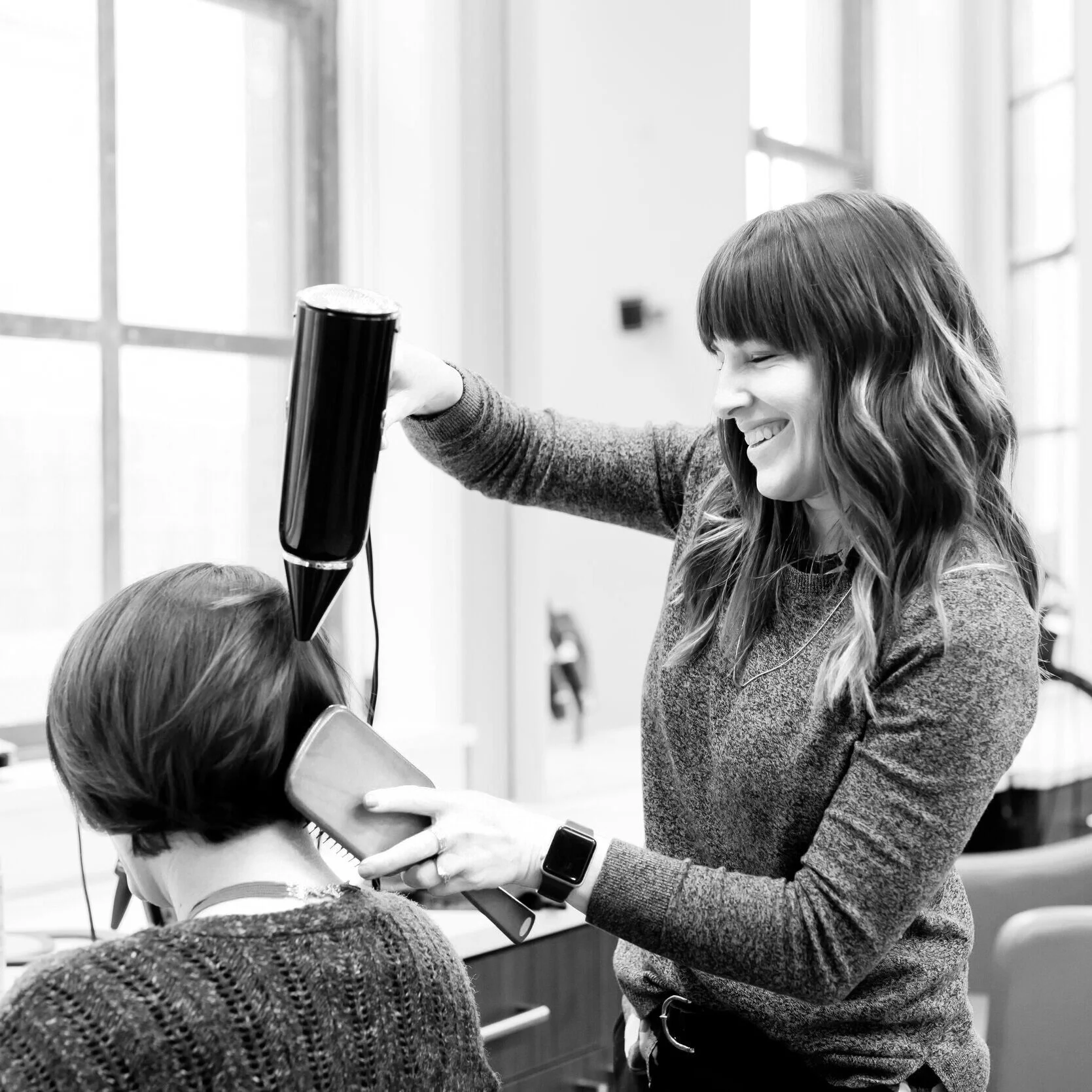 Kat | Salon Assistant   An expert in scalp massages and braiding, Salon Assistant, Kat loves seeing clients faces light up after a treatment. Her fave? The Full Olaplex treatment.   If you want a deep discussion with Kat, just mention gardening, cooking and true crime. You could also talk about the macrame stone keychains she has been known to make.   She got a little more creative during iso and gave herself a lash lift. The result was not intended. Imagine dead spiders legs!   Return of the Mack By Mark Morrison will get her dancing, she’d have Jim Carrey, Lizzo, Leo DiCaprio over for a dream dinner party and serve her favourite from the Esstudio complimentary wine list, the Moscato, or if they prefer, a lovely cup of Punjabi Chai tea.&nbsp;
