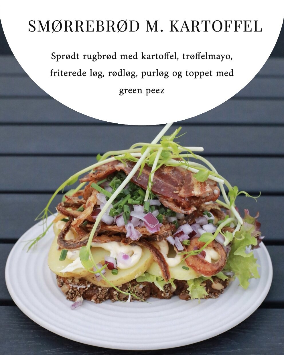 ✨ SM&Oslash;RREBR&Oslash;D MED KARTOFFEL ✨

Hver dag st&aring;r vores dygtige delikatesse i Middelfart og laver frisksmurt sm&oslash;rrebr&oslash;d til jer. Vi har selvf&oslash;lgelig alle klassikerne: fra kartoffelmaden over fiskefileten til roastbe