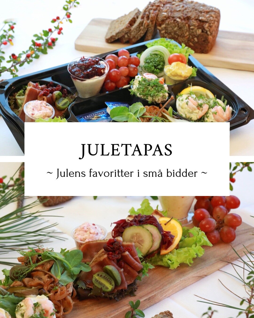 ✨ JULETAPAS ✨

Julens favoritter i sm&aring; bidder 🎅🏼❤️

Julen st&aring;r for d&oslash;ren, og vi er mange, som gl&aelig;der os til den traditionelle danske julemad.

Bak&rsquo;s Bakery &amp; Deli har tryllet 9 velkendte julefrokost retter om til 