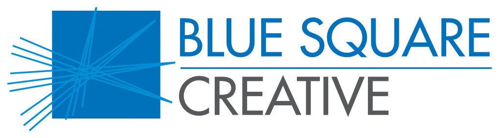 Blue square creative