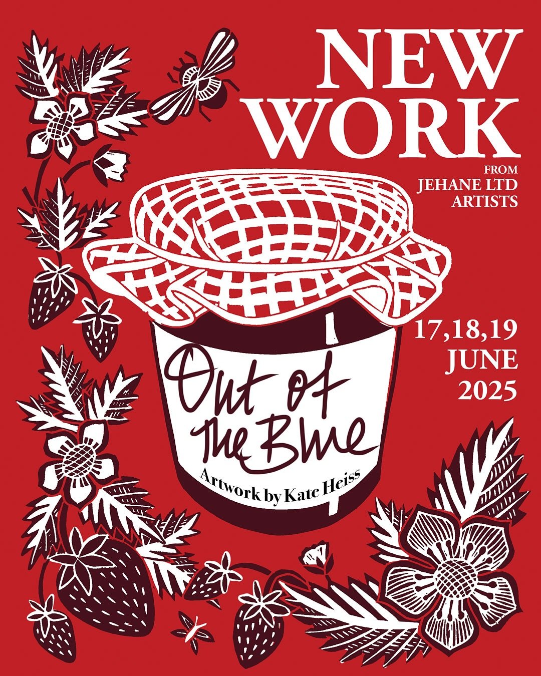 Out of the Blue 2025 🍓🍓🍓🍓🍓🍓🍓🦋🦋🦋

Hey everyone! I&rsquo;m super excited to let you in on something special&hellip; From the 17th to the 19th of June, my lovely agent and the brilliant team at @jehane_ltd are hosting the fourth edition of OUT