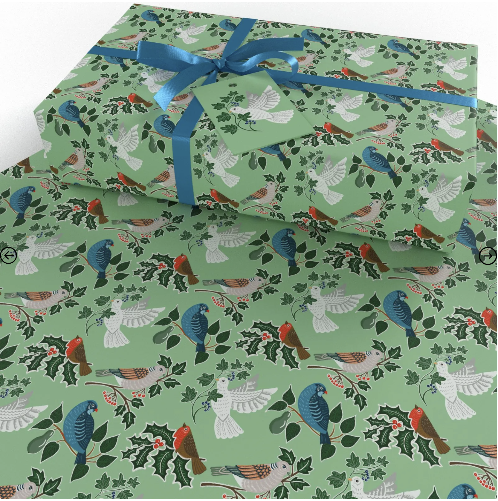 Christmas Birds - Green