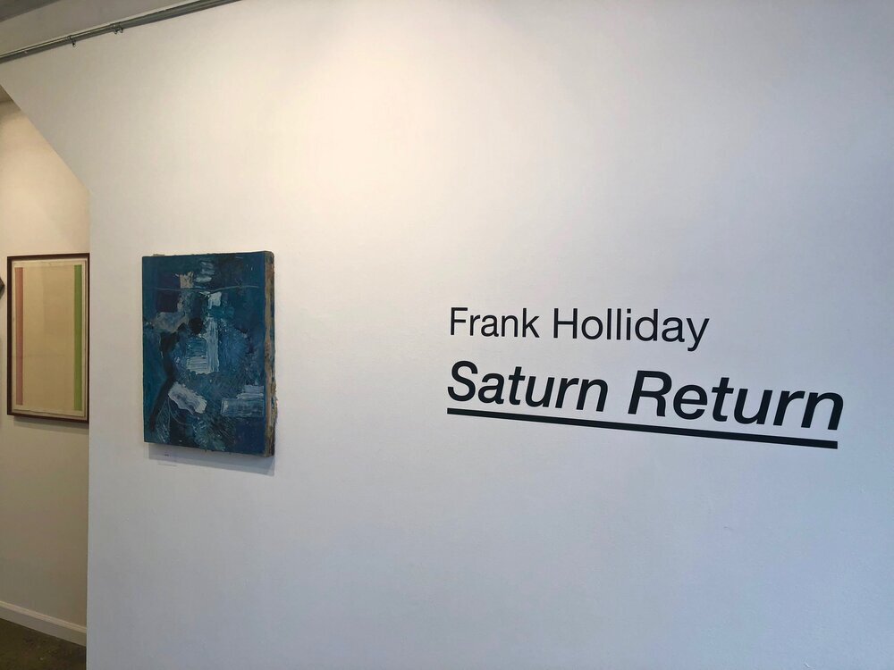 Installation Shot of Frank Holliday, Saturn Return