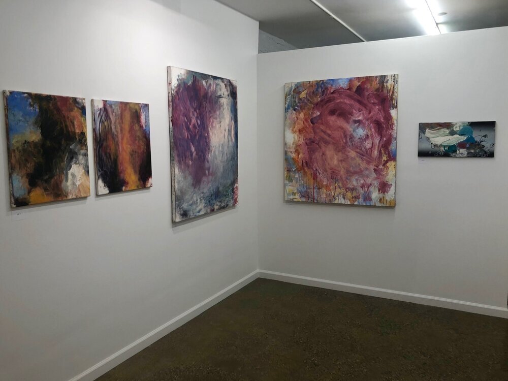 Installation Shot of Frank Holliday, Saturn Return